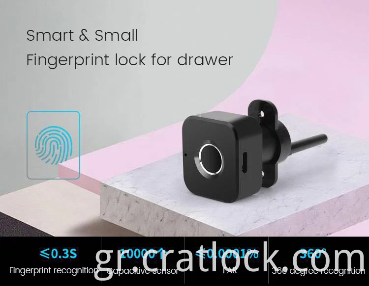 Mini Smart Fingerprint Cabinet Lock